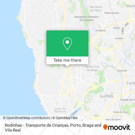 Rodinhas - Transporte de Crianças mapa