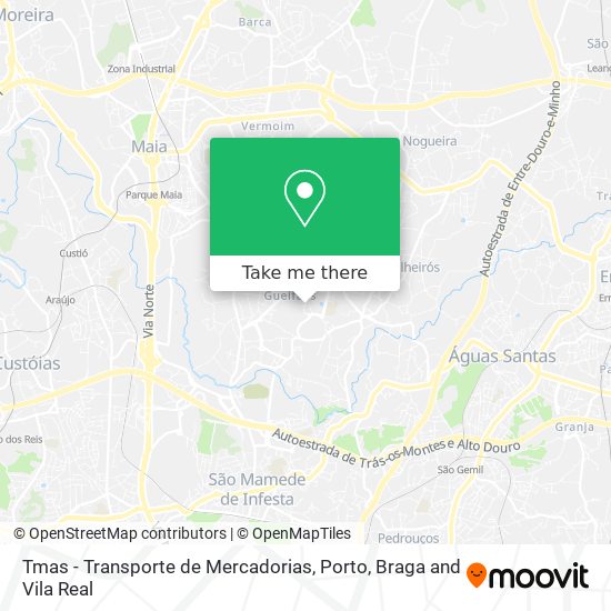 Tmas - Transporte de Mercadorias mapa