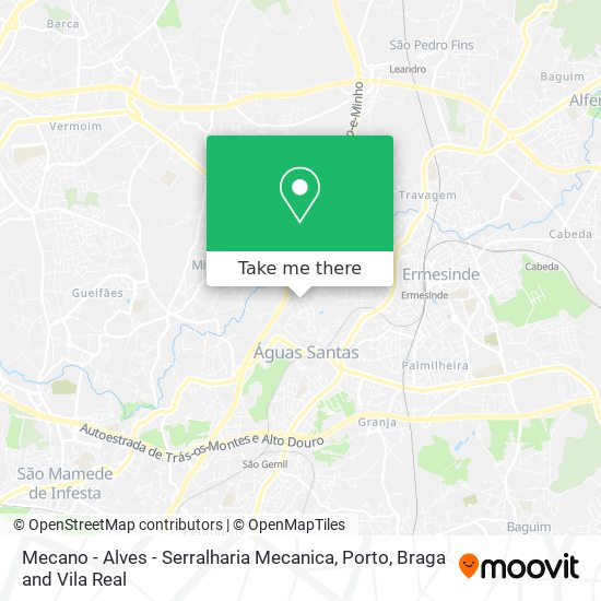 Mecano - Alves - Serralharia Mecanica map