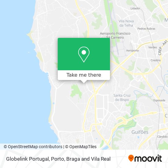 Globelink Portugal map