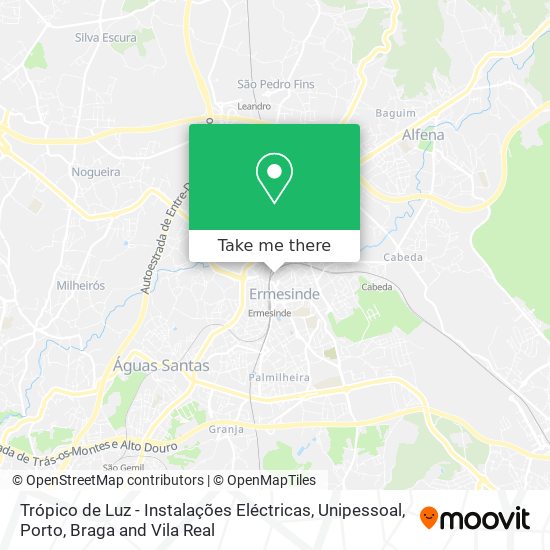 Trópico de Luz - Instalações Eléctricas, Unipessoal map