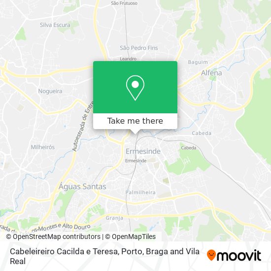 Cabeleireiro Cacilda e Teresa map