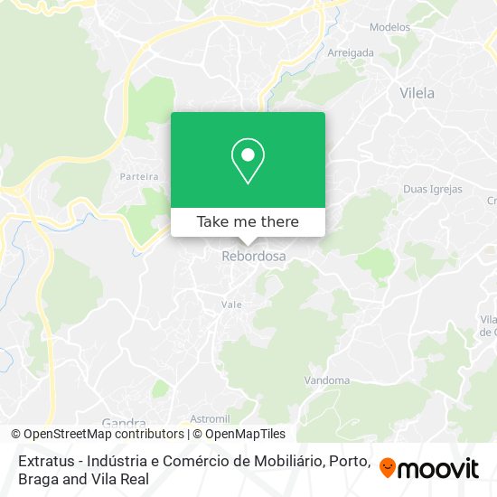Extratus - Indústria e Comércio de Mobiliário map
