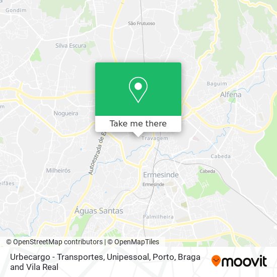 Urbecargo - Transportes, Unipessoal mapa