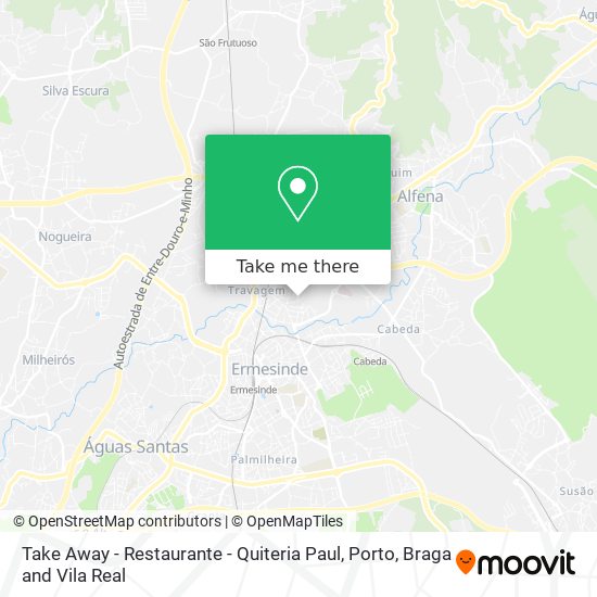 Take Away - Restaurante - Quiteria Paul map