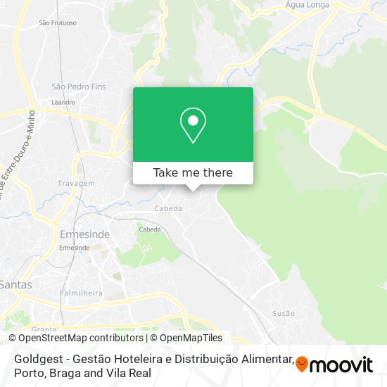 Goldgest - Gestão Hoteleira e Distribuição Alimentar map