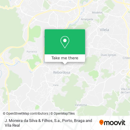 J. Moreira da Silva & Filhos, S.a. map