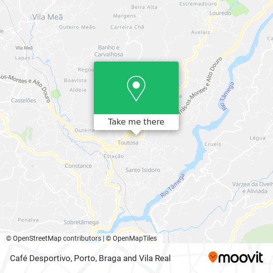 Café Desportivo mapa