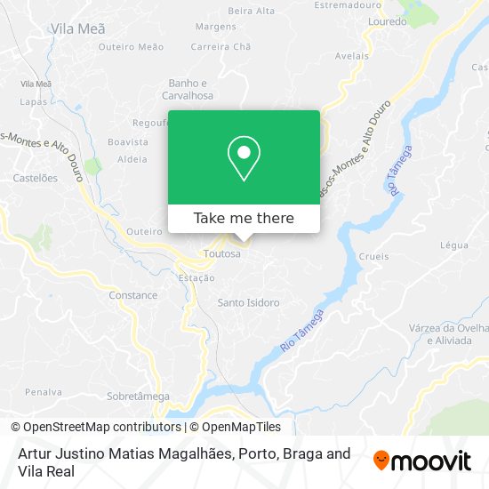 Artur Justino Matias Magalhães map