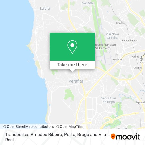 Transportes Amadeu Ribeiro mapa