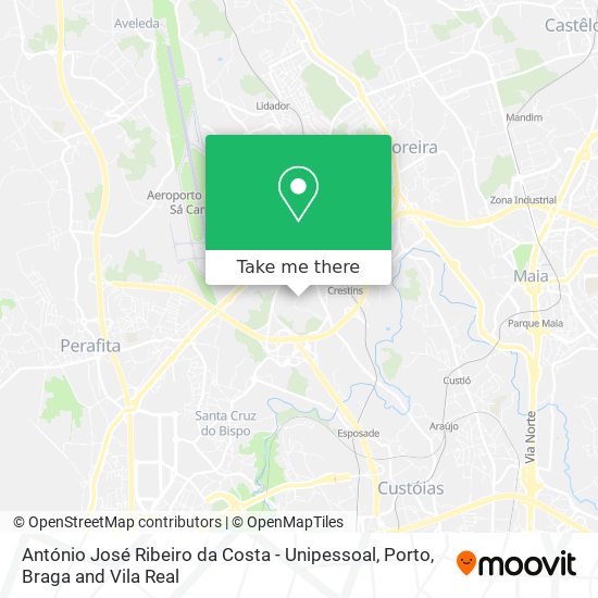 António José Ribeiro da Costa - Unipessoal mapa