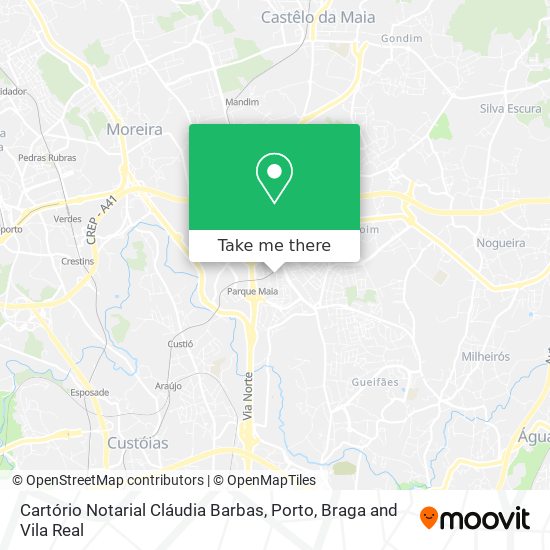 Cartório Notarial Cláudia Barbas map