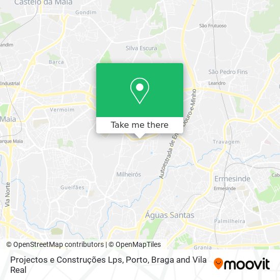 Projectos e Construções Lps mapa