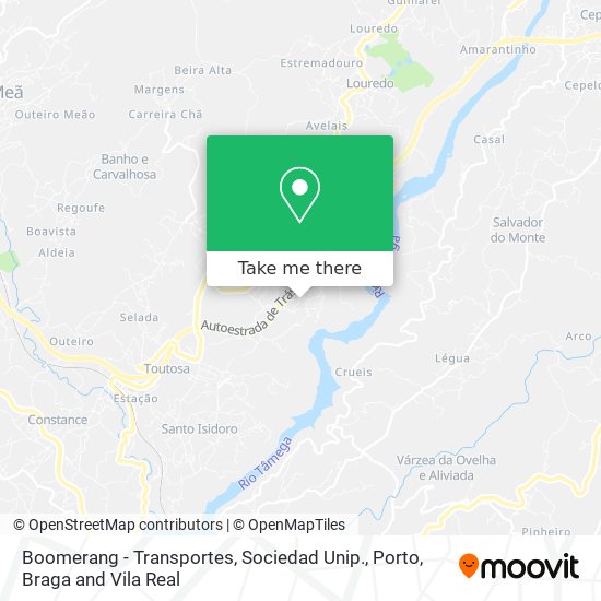 Boomerang - Transportes, Sociedad Unip. map