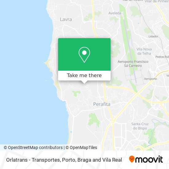 Orlatrans - Transportes map