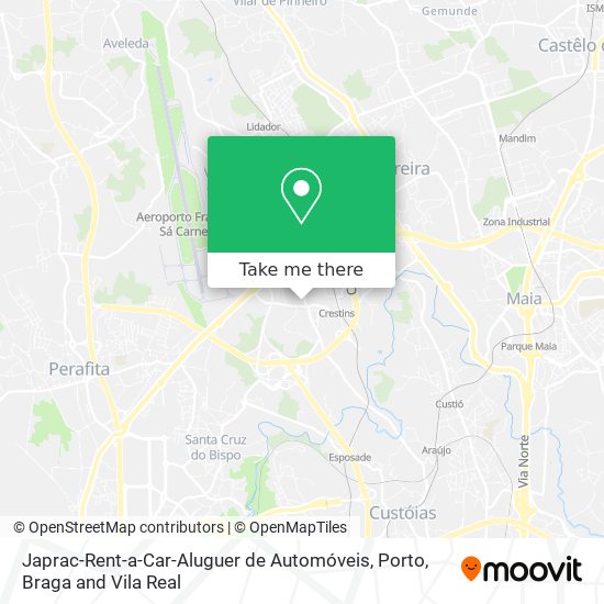 Japrac-Rent-a-Car-Aluguer de Automóveis map