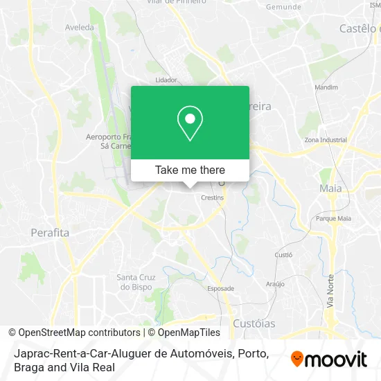 Japrac-Rent-a-Car-Aluguer de Automóveis map