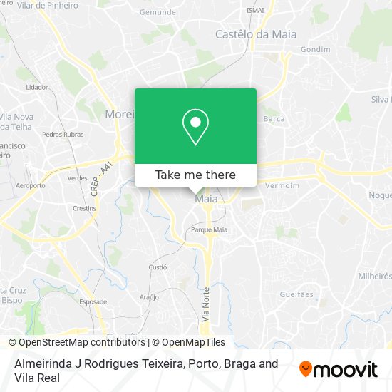 Almeirinda J Rodrigues Teixeira map