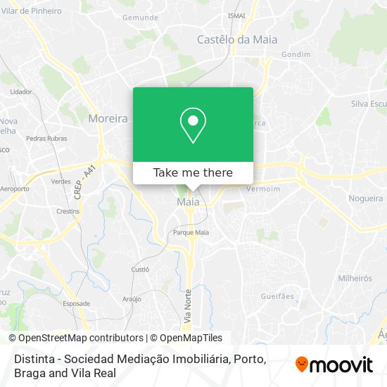 Distinta - Sociedad Mediação Imobiliária map