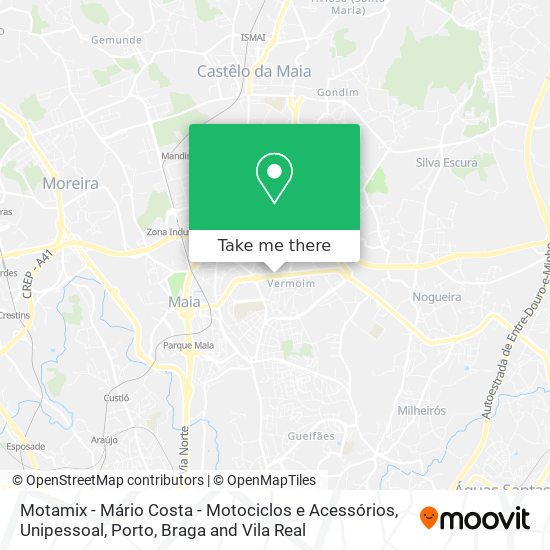 Motamix - Mário Costa - Motociclos e Acessórios, Unipessoal mapa