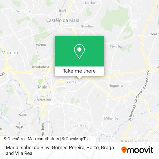 Maria Isabel da Silva Gomes Pereira map