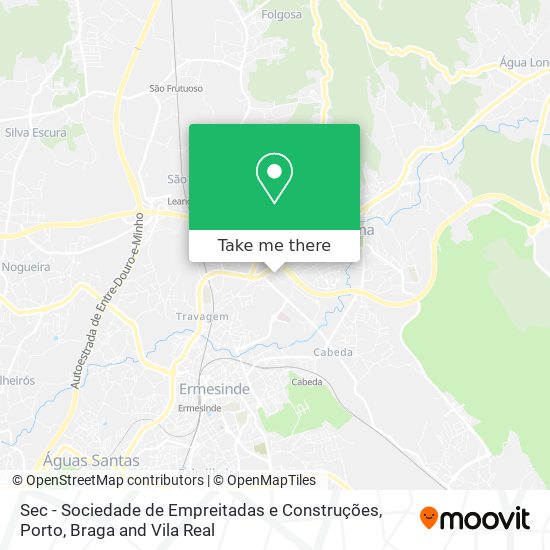 Sec - Sociedade de Empreitadas e Construções mapa