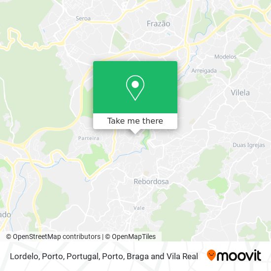 Lordelo, Porto, Portugal map