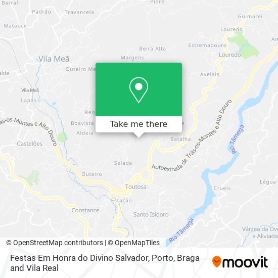 Festas Em Honra do Divino Salvador map