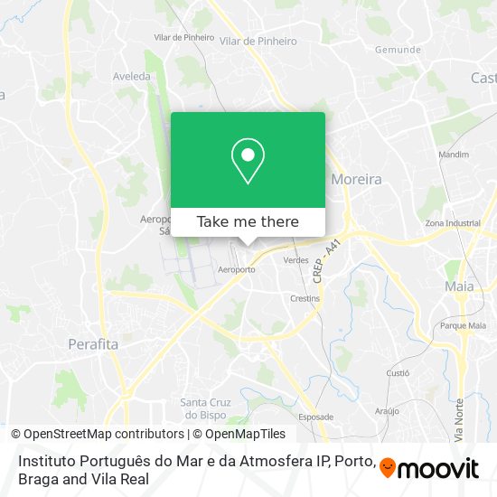 Instituto Português do Mar e da Atmosfera IP map