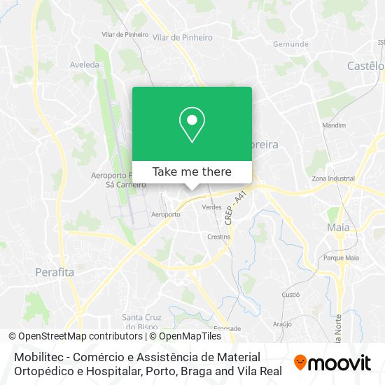 Mobilitec - Comércio e Assistência de Material Ortopédico e Hospitalar map