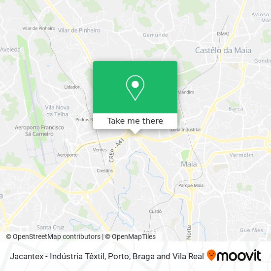 Jacantex - Indústria Têxtil map