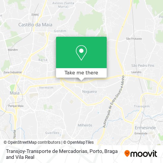 Transjoy-Transporte de Mercadorias map