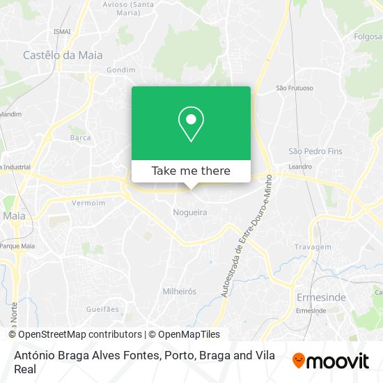 António Braga Alves Fontes map