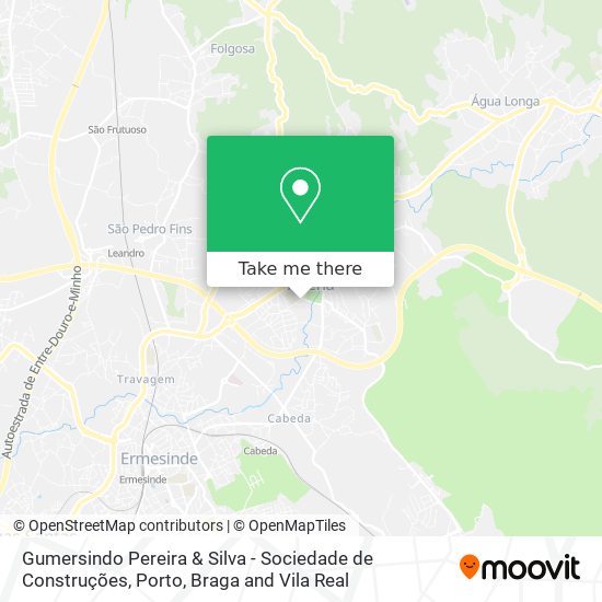 Gumersindo Pereira & Silva - Sociedade de Construções map