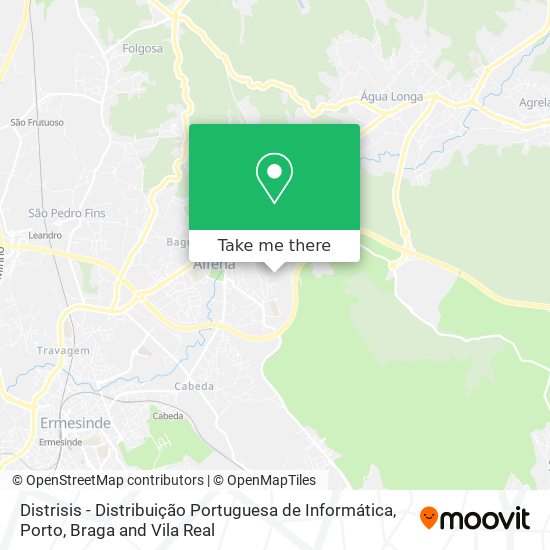 Distrisis - Distribuição Portuguesa de Informática mapa