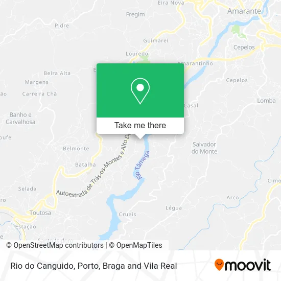 Rio do Canguido map