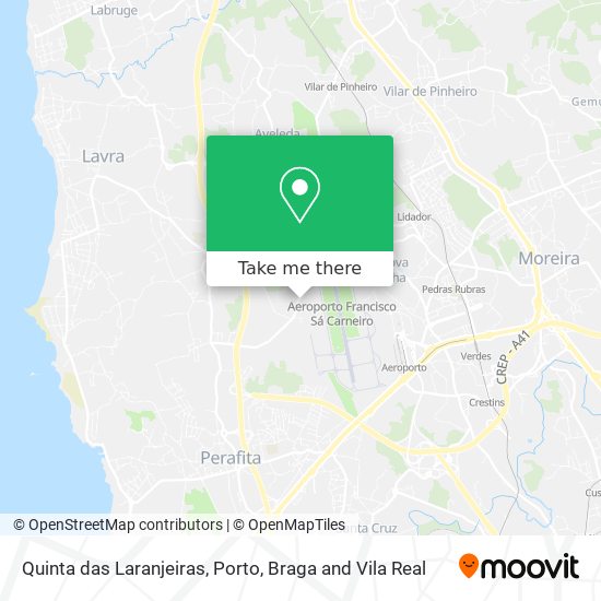 Quinta das Laranjeiras map