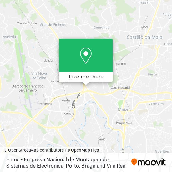 Enms - Empresa Nacional de Montagem de Sistemas de Electrónica map