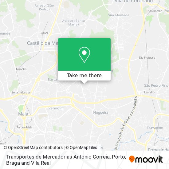 Transportes de Mercadorias António Correia map