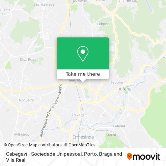 Cebegavi - Sociedade Unipessoal map