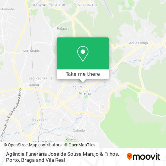 Agência Funerária José de Sousa Marujo & Filhos map