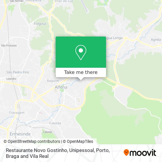 Restaurante Novo Gostinho, Unipessoal map