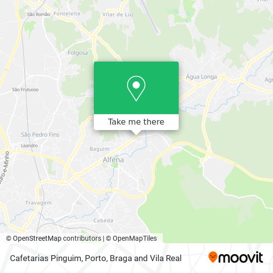 Cafetarias Pinguim map