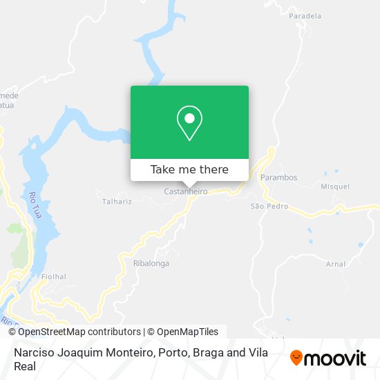 Narciso Joaquim Monteiro map