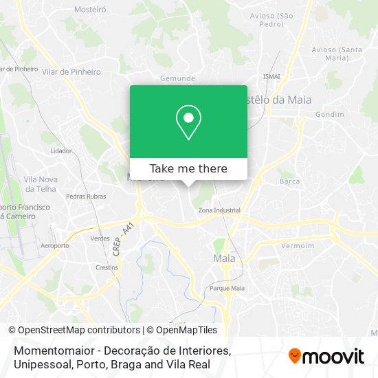 Momentomaior - Decoração de Interiores, Unipessoal map