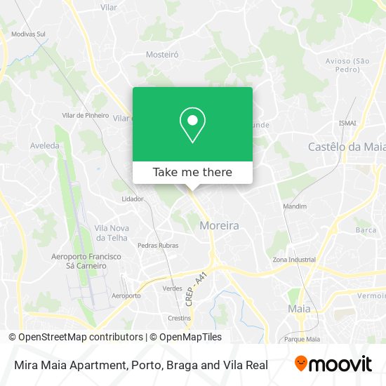 Mira Maia Apartment map