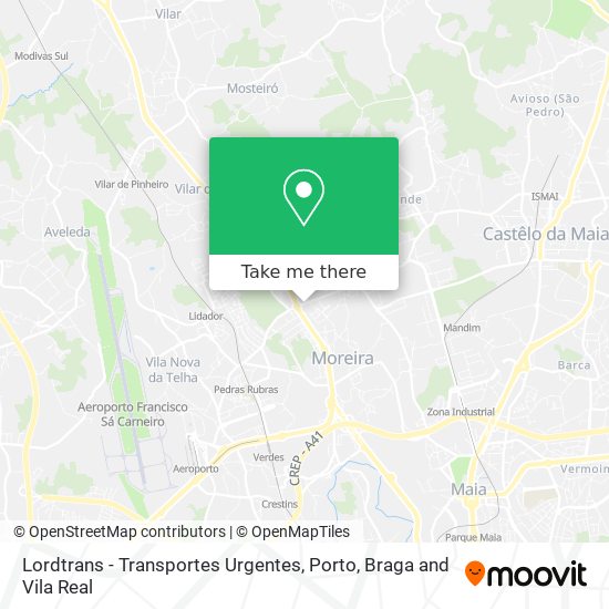 Lordtrans - Transportes Urgentes map