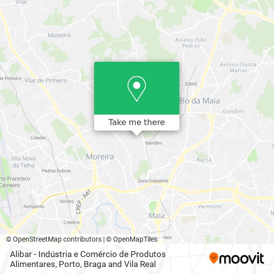 Alibar - Indústria e Comércio de Produtos Alimentares mapa