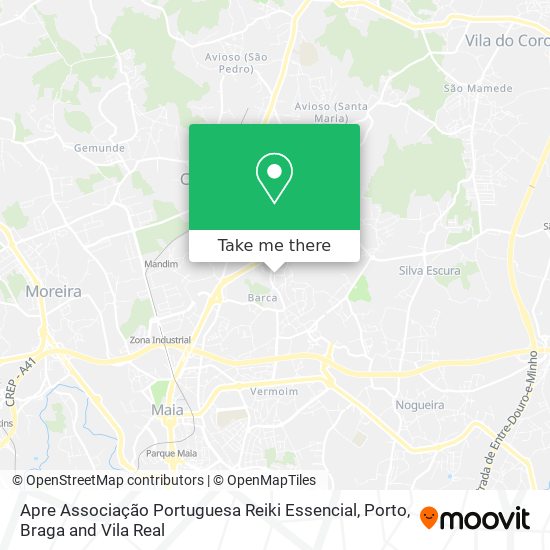 Apre Associação Portuguesa Reiki Essencial map