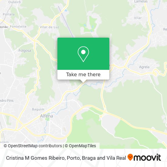 Cristina M Gomes Ribeiro map